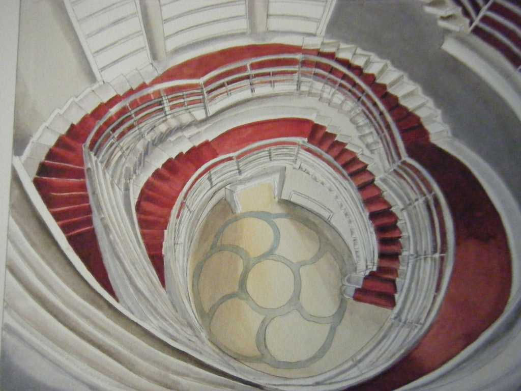 The grand staircase at the Midland Hotel Morecambe